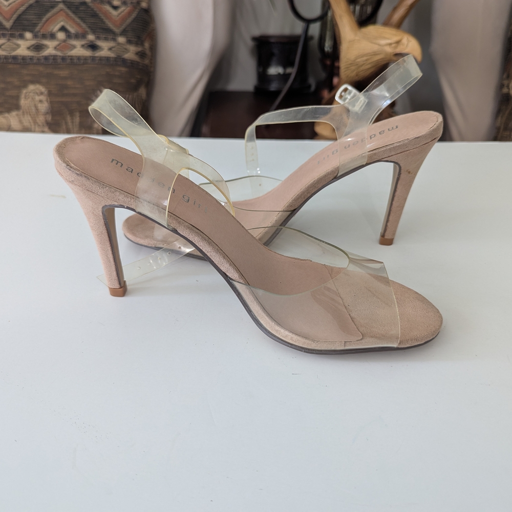 Clear Strap Heels